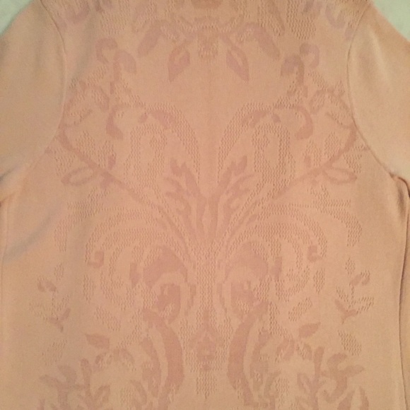 Chico’s Long Peach Open Front Cardigan Duster Sweater Size 2 (Chicos) - Picture 11 of 11